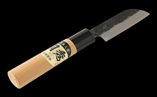 ★岡秀謹製★ むき物包丁 7cm ナイフ キッチン 母の日 父の日 プレゼント 手打ち包丁 鍛造刃物 伝統工芸品