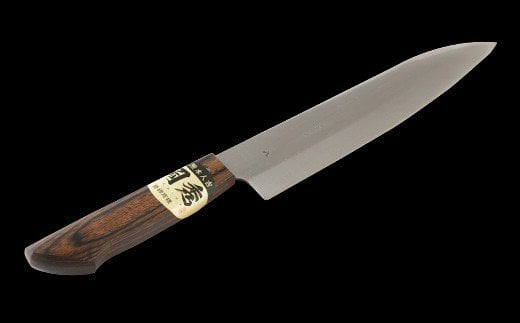 ★岡秀謹製★ お料理包丁 (牛刀型・20cm) ナイフ キッチン 母の日 父の日 プレゼント 手打ち包丁 鍛造刃物 伝統工芸品