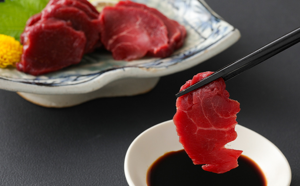 赤身 馬刺し ブロック 約400g (約100g×4パック) 馬肉