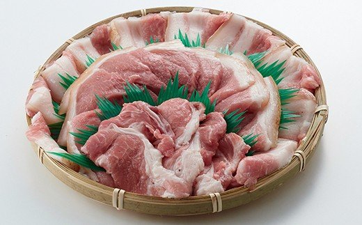昔ながらのこだわり皮付き豚肉（5種 3,500g）
