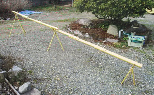 流しそうめん 竹セット 5ｍ 組み立て式