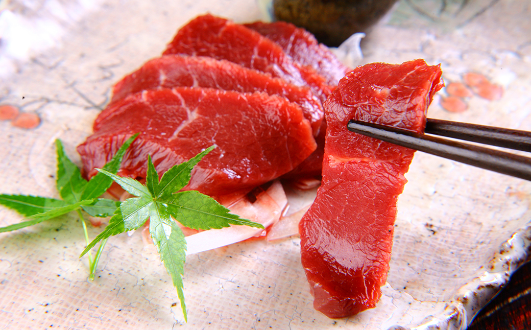 熊本肥育 上赤身馬刺しセット 500g（50g×10パック）