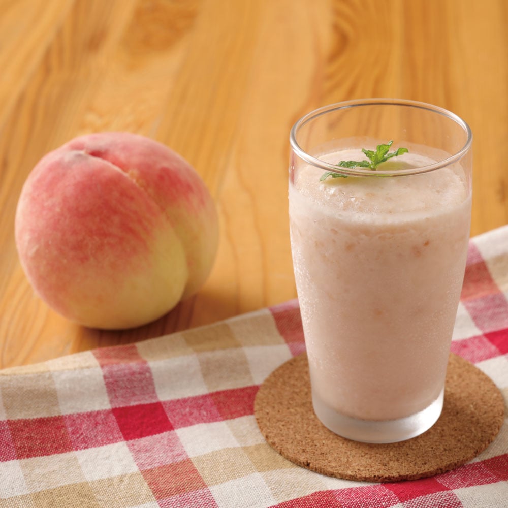 熊本県産 桃とイチゴのスムージーセット 6本 冷凍