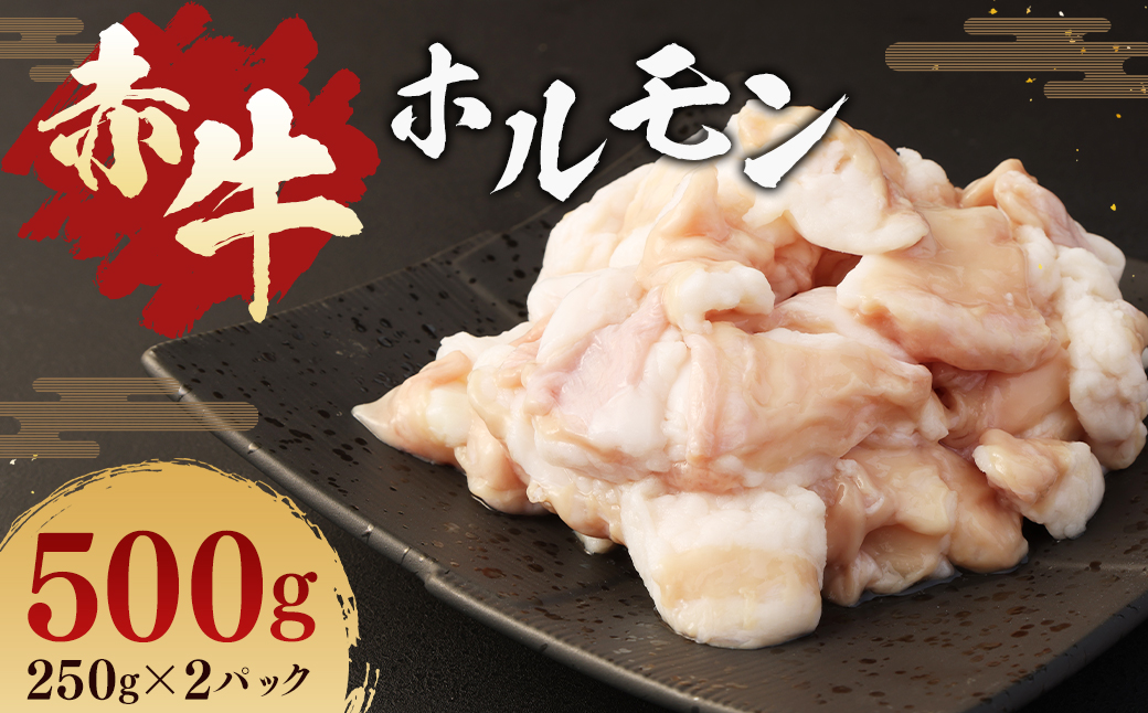 赤牛 ホルモン 合計500g 250g×2パック