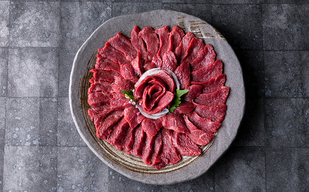 熊本肥育 上赤身馬刺しセット 500g（50g×10パック）