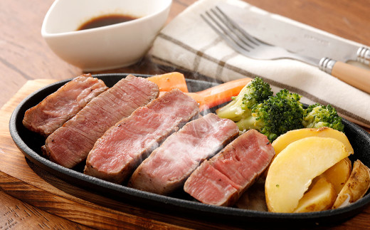 くまもとあか牛ステーキ用 (ヒレ肉600g(4枚~5枚)・ロース肉800g(4枚)) 計1.4kg