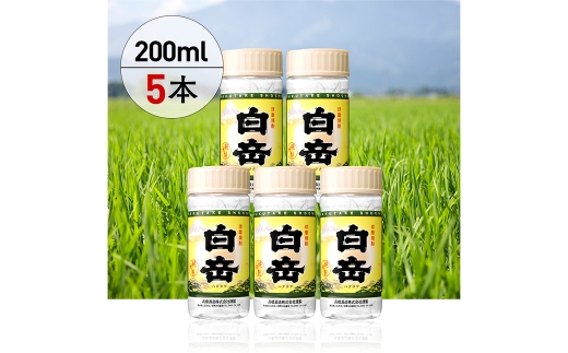 白岳ペット 200ml 5本セット