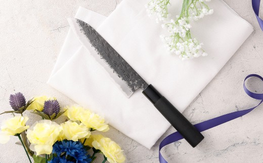 【父の日向け】＜名入れなし＞ お父さんへのプレゼントに！ 選べる感謝のメッセージ入 三徳包丁 お父さん向け ／ 包丁 刃物 調理器具 家庭用包丁 九州 熊本県 人吉市