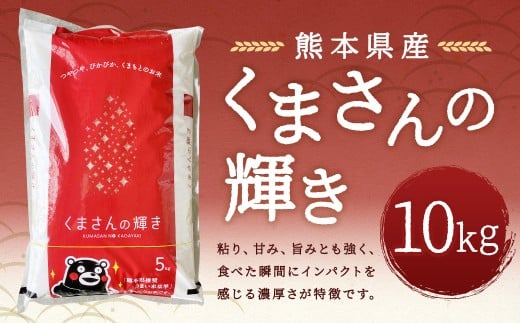 【令和7年産】 くまさんの輝き10kg 【2026年9月下旬迄発送予定】 お米 白米 ご飯 国産 単一原料米 熊本県 人吉市