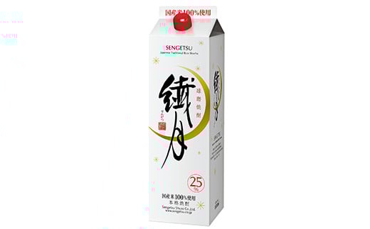 繊月 パック 1800ml（25度）×6本 代表銘柄 米焼酎 焼酎 お酒