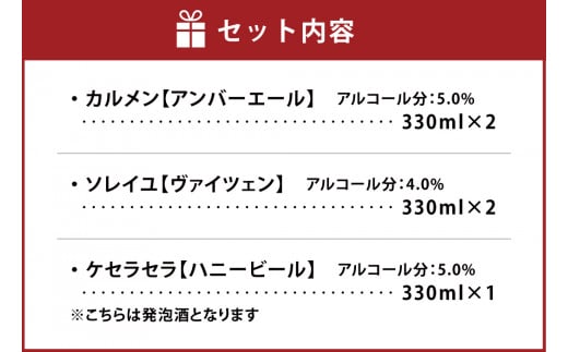 不知火海浪漫 麦酒 3種 5本セット 計 1.65L (330ml×5)