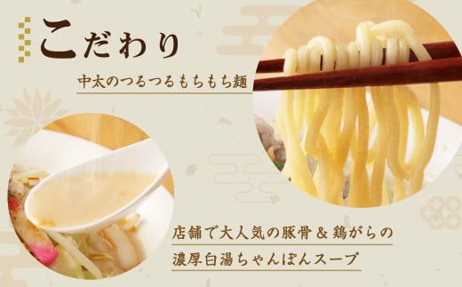 みなまた ちゃんぽん 3～4人前 生麺 野菜つき 具材セット 調理 水俣