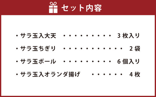 サラたま天平（ 天ぷら ）セット 練り物 かまぼこ おやつ