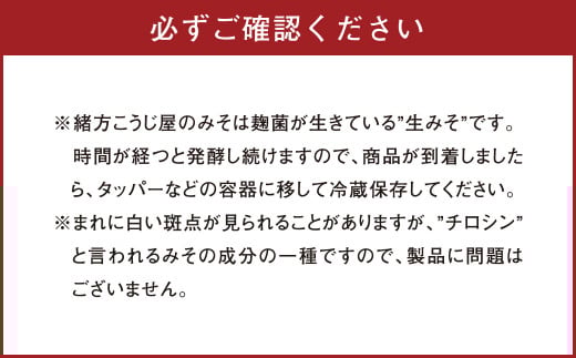 緒方こうじ屋 詰め合わせ セット 3種 合計約3.4kg 特製合みそ 米スリみそ 長期熟成みそ 味噌