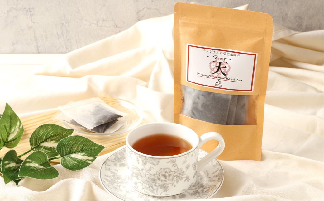 【3ヶ月定期便】　焙煎和紅茶 ～ Ten ～ 天 3個 セット 3回 計216g （72gx3回） 1回あたり72g （2gx12個入×3袋） 紅茶 和紅茶 ティーパック 国産 熊本県 水俣市