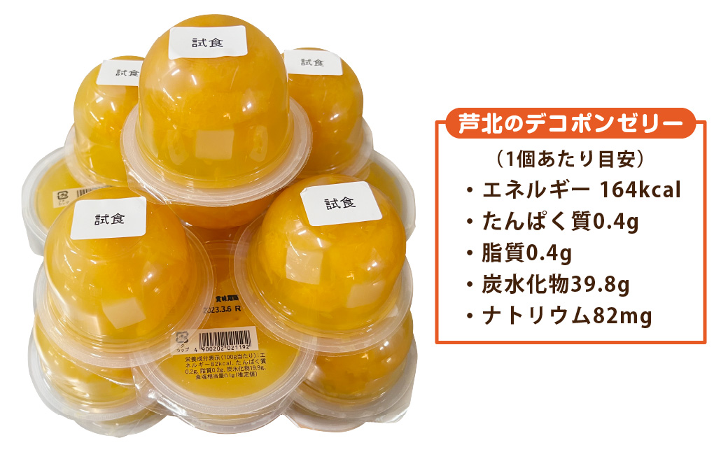 【訳あり】 大容量 デコポンゼリー 24個 計4.8kg ゼリー 果物 柑橘 デコポン