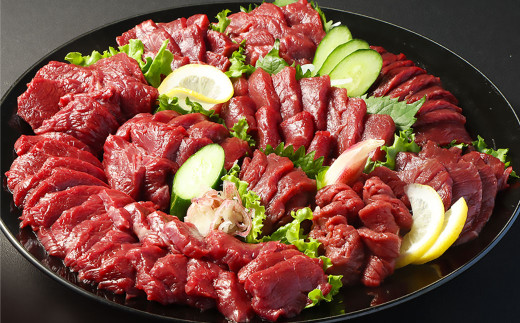 【フジチク ふじ馬刺し】馬刺し食べ比べ盛り合わせ（7～8人前）上赤身400g・ロース400g・ヒレ400g 合計1200g 3種 食べ比べ 馬刺し 赤身 ロース ヒレ 馬肉 熊本県