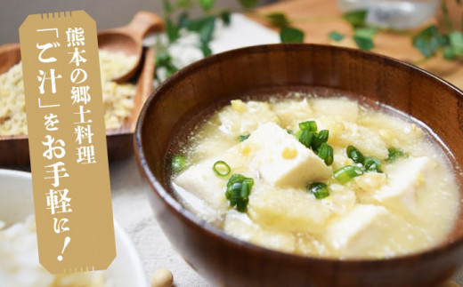 元祖！『ご汁の素』10袋セット 【熊本県産大豆使用】【株式会社 れんげ・カンパニー】 [ZAX001]