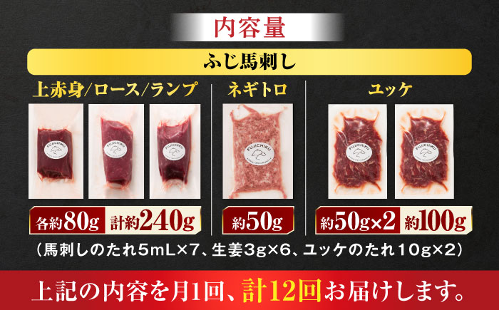 【全12回定期便】「本場・熊本の味」 上級赤身3種とユッケネギトロの詰め合わせ 3892【有限会社スイートサプライなかぞの】 [ZDT178]