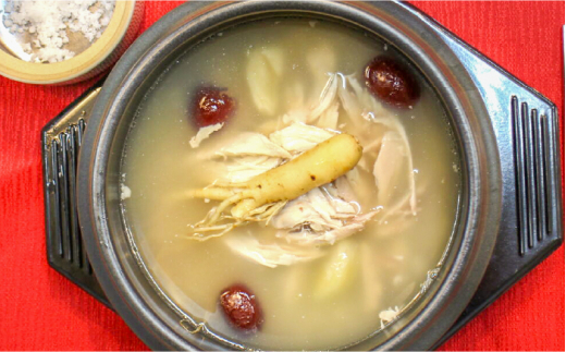 温泉 参鶏湯 ・ 美人湯 セット 冷凍【株式会社 高麗人参の里】 [ZDV001]