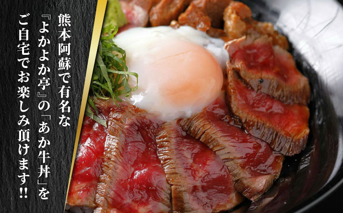 【全12回定期便】熊本県産 あか牛 あか牛丼セット もも肉 200g たれ付き【有限会社 三協畜産】 [ZEB089]