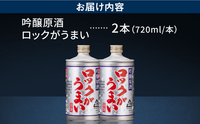 吟醸原酒 ロックがうまい 720ml 2本セット【千代の園酒造 株式会社 】 [ZAI043]