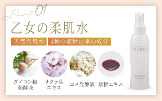 乙女の柔肌水＆乙女の柔肌ジェルクリーム55g セット 【株式会社 地の塩社】 [ZAN007]