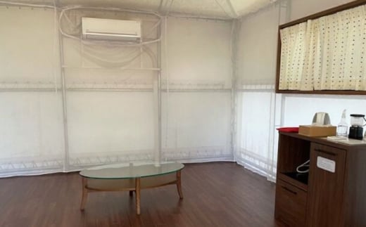 「癒しの森ゆ～かむ」テントデッキペア宿泊券1泊2食付き【癒しの森 ゆ～かむ】 [ZCI001]