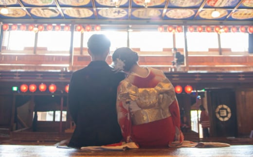 選べる！和装2点【国指定重要文化財「八千代座」フォト婚】平日プラン【アンティーク着物レンタルの柏屋】 [ZDB003]