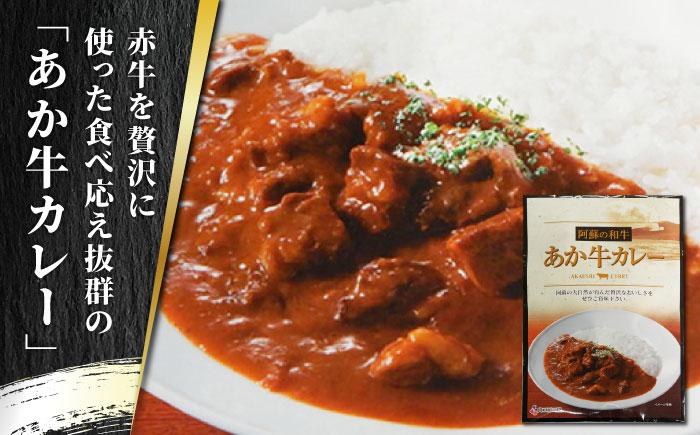 【全6回定期便】あか牛 カレー 詰め合わせ セット【有限会社 三協畜産】 国産 赤身 赤牛 褐牛 あかうし 褐毛和種  国産 カレー  [ZEB080]