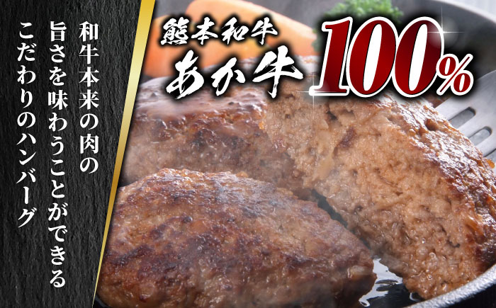 【全12回定期便】くまモン あか牛 ハンバーグ セット　120g×6個【有限会社 三協畜産】 国産 赤身 赤牛 褐牛 あかうし 褐毛和種    [ZEB090]