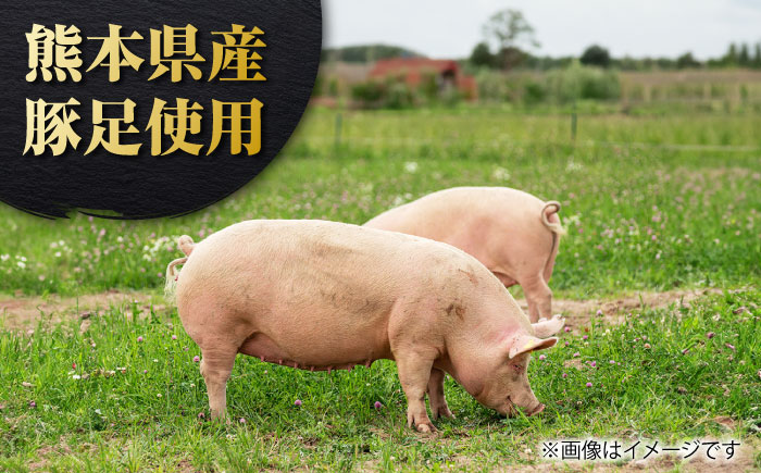 熊モン！BIGな揚げ豚足！（2個×4パック）【オルガニコ山鹿】 [ZFH007]