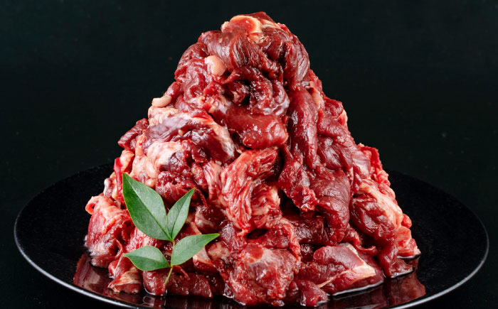 【全12回定期便】馬スジ 1kg (　500g × ２ ) 【合同会社　長岡フーズ】 [ZFR028]