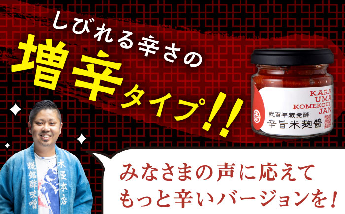 辛旨 米麹 醤シリーズ 〈増辛タイプ〉（65g×3）【有限会社 木屋食品工業】 [ZAD021]