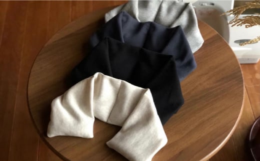 玄米 カイロ YOHEHO 肩掛け・グレー【山麓はっち】 [ZBM003]