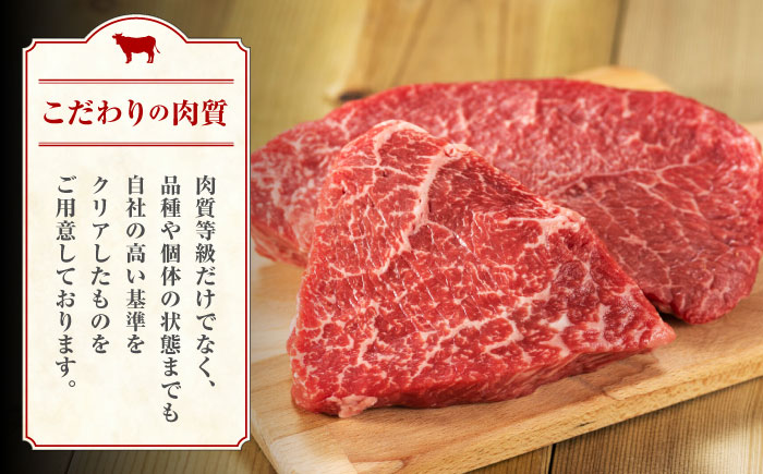 熊本県産 黒毛和牛 ランプステーキ 約400g（約200g×2枚）【有限会社 九州食肉産業】 [ZDQ159]
