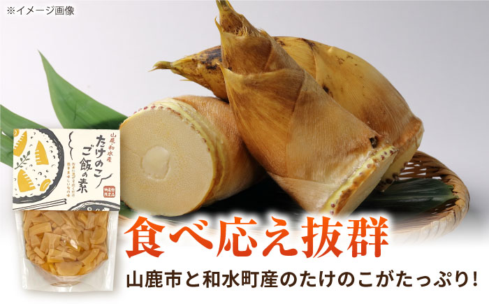 筍とお米(にこまる)セット 【道の駅 水辺プラザかもと】 [ZEG010]