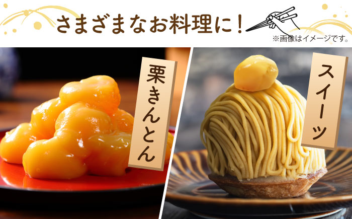 【先行予約】 和栗 約2kg（約1kg×2袋） L～3L 【すみれファーム】 [ZEP058]