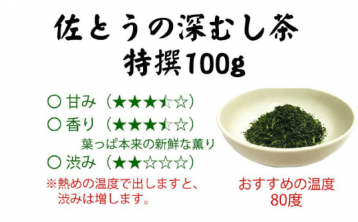 深蒸し茶 特選 ・ 特上茶 詰合せ 100g×8本セット 【有限会社 佐とう製茶】 [ZAS003]