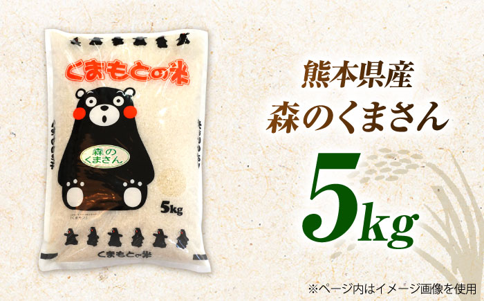 〈令和7年度産米〉熊本県産 森のくまさん 白米 5kg 米 お米 ご飯 こめ【有限会社 あそしな米穀】 [ZBI032]