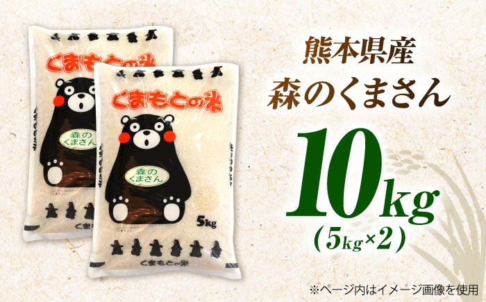 〈令和7年度産米〉熊本県産 森のくまさん 白米 10kg (5kg×2) 米 お米 ご飯 こめ【有限会社 あそしな米穀】 [ZBI034]