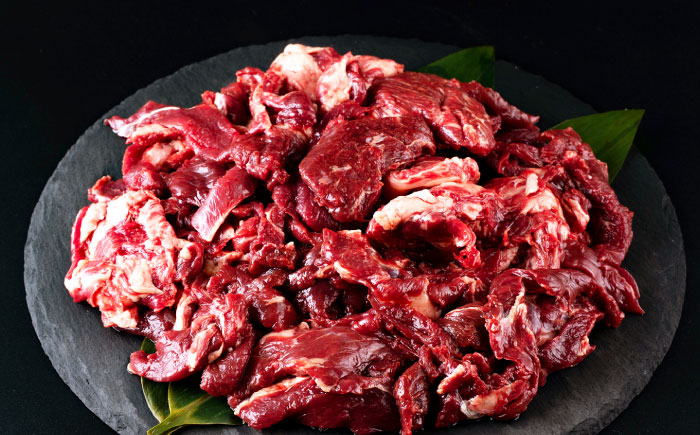 【全6回定期便】馬スジ 1kg (　500g × ２ ) 【合同会社　長岡フーズ】 [ZFR027]