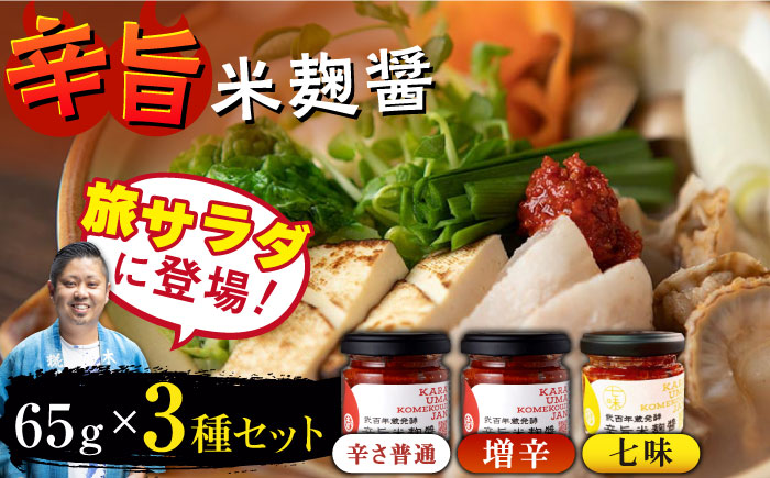 辛旨 米麹 醤シリーズ の 3種 セット【有限会社 木屋食品工業】 [ZAD019]