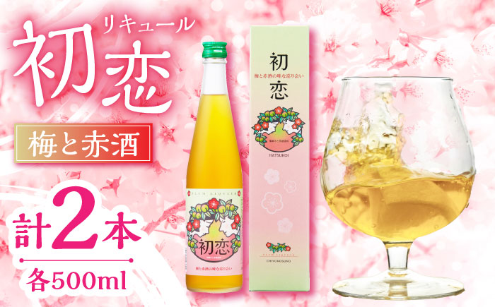 梅 赤酒 リキュール 初恋 500ml 2本セット 【千代の園酒造 株式会社 】 [ZAI046]