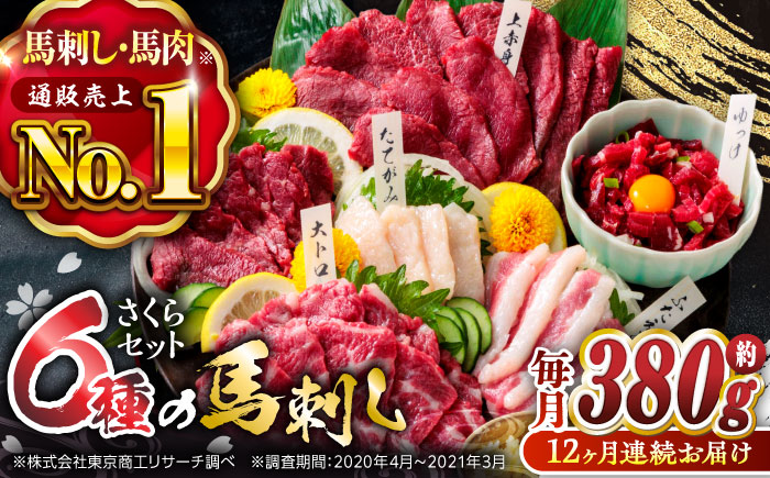 【12回定期便】ご家族で楽しめる「さくらセット 」【株式会社  利他フーズ】 馬肉 馬刺し ユッケ 熊本県 特産品  [ZBK015]