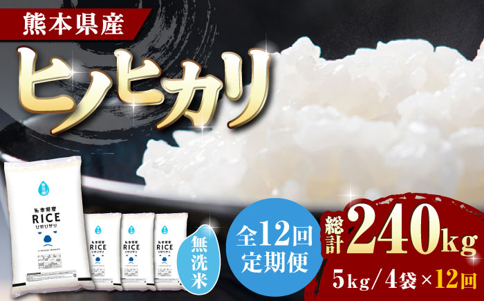 〈令和7年度新米〉 【全12回定期便】 ヒノヒカリ 無洗米20kg【株式会社  農産ベストパートナー】 新米 令和7年産 [ZBP120]