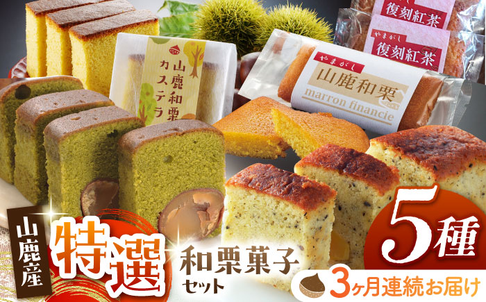 【3回定期便】和栗特選菓子セット 【株式会社あんず】 [ZBT005]