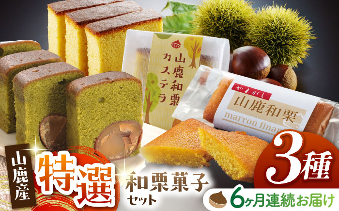 【6回定期便】和栗菓子セット 【株式会社あんず】 [ZBT007]