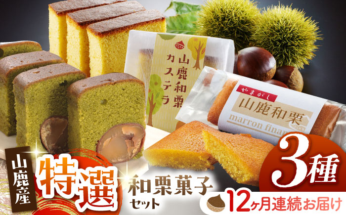 【12回定期便】和栗菓子セット 【株式会社あんず】 [ZBT010]