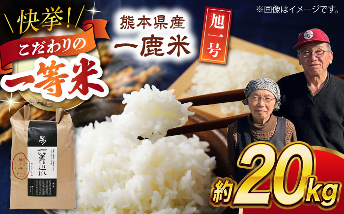 〈令和7年度新米〉 【先行予約】【天日塩を使用】一鹿米 旭一号 白米 20kg【株式会社 夢アグリ】 新米 令和7年産 [ZCL012]